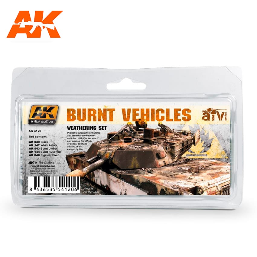 AK Interactive Burnt Vehicles Set | Dragon's Lair Comics and Fantasy Houston TX