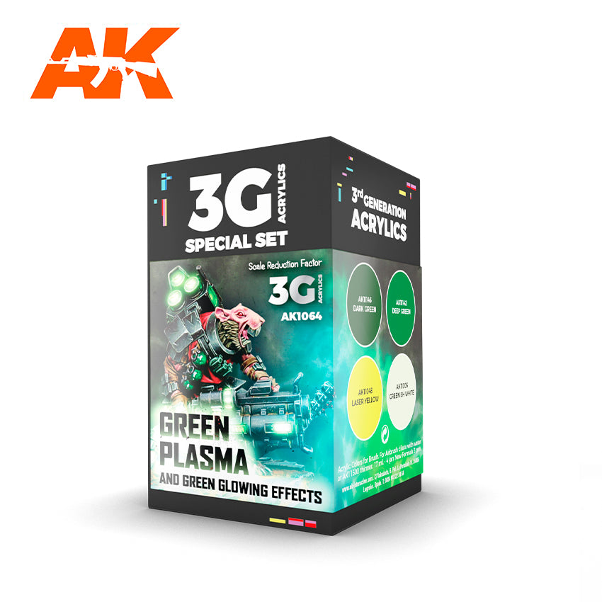 AK Interactive Green Plasma Paint Set | Dragon's Lair Comics and Fantasy Houston TX