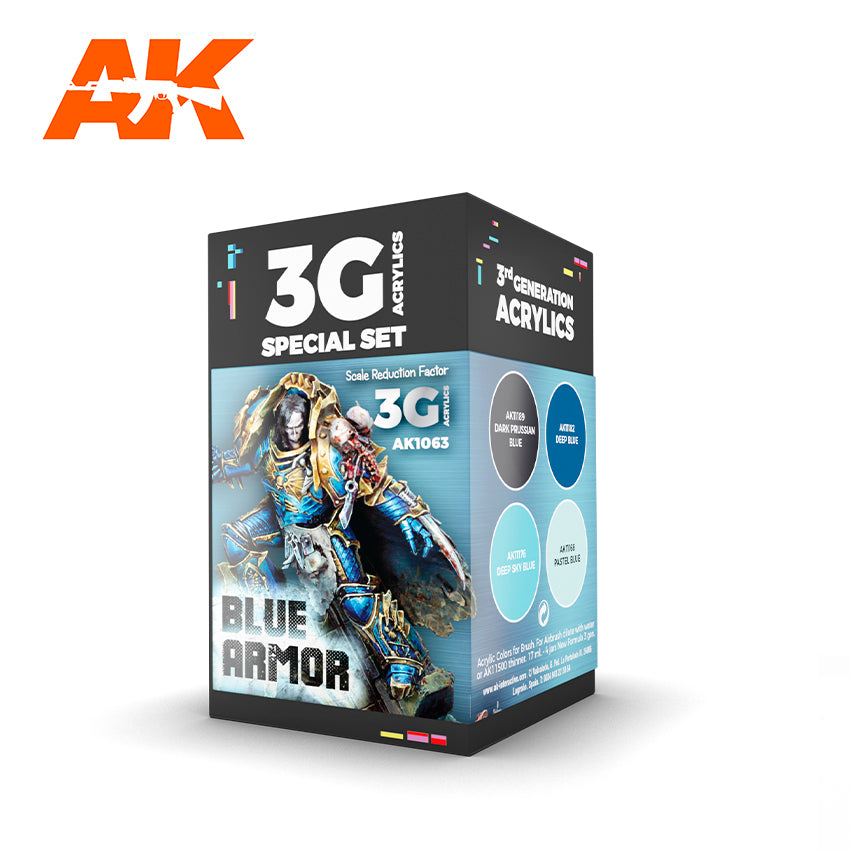 AK Interactive Wargame Set Blue Armor | Dragon's Lair Comics and Fantasy Houston TX