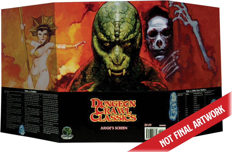 Dungeon Denizens: Judge`s Screen (DCC) | Dragon's Lair Comics and Fantasy Houston TX