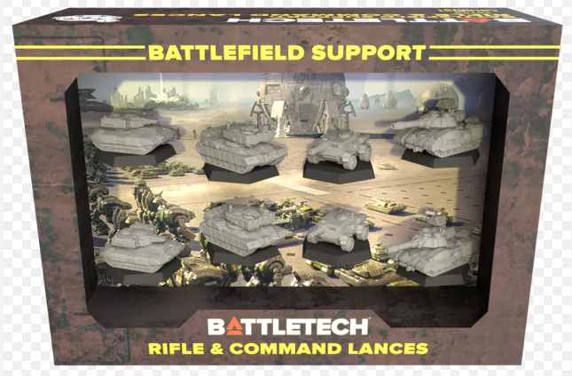 BattleTech: Mercenaries Forcepack - Battlefield Support Rifle & Command Lances | Dragon's Lair Comics and Fantasy Houston TX