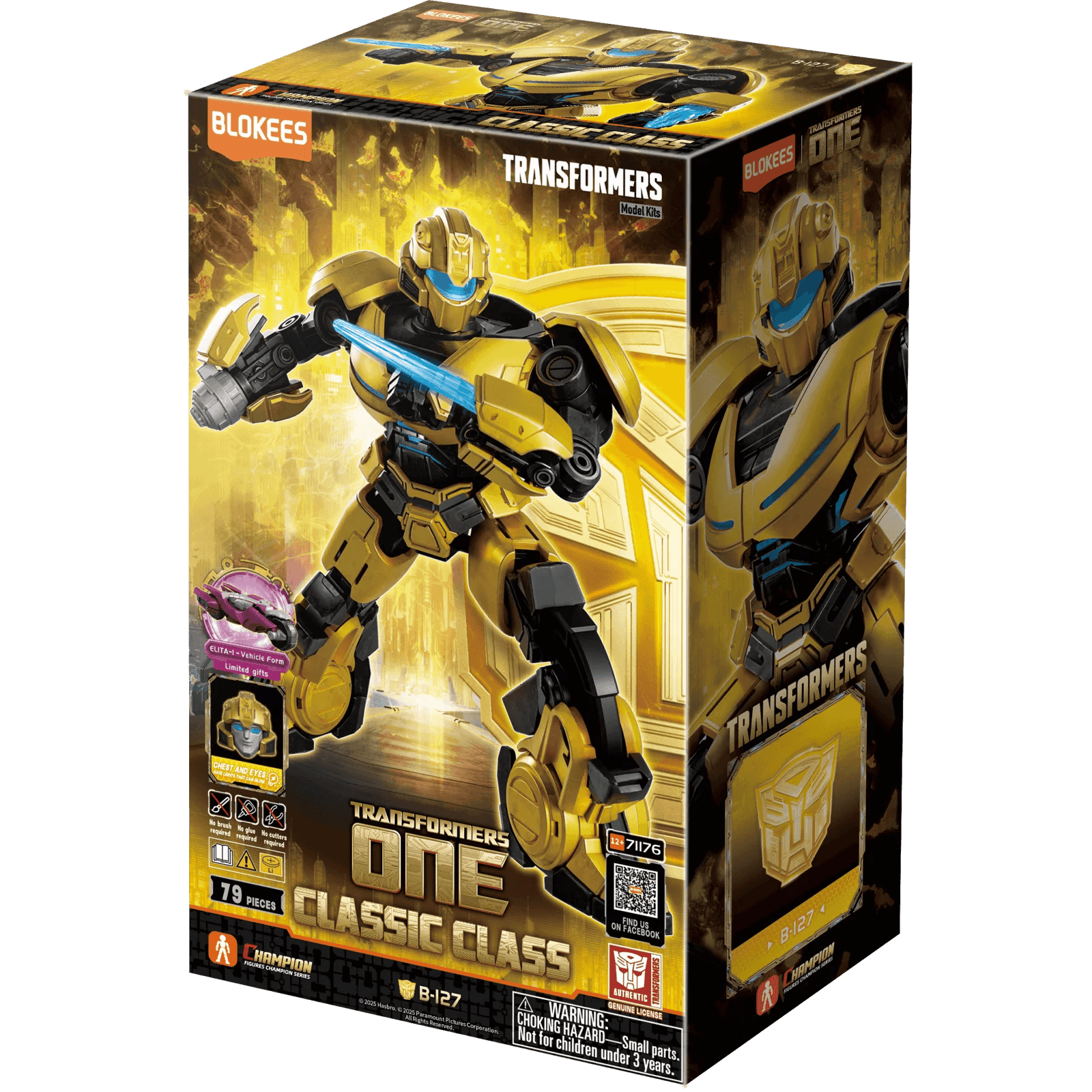 Blokees: Transformers - Classic Class 15 Transformers ONE B-127 (Bumblebee) | Dragon's Lair Comics and Fantasy Houston TX