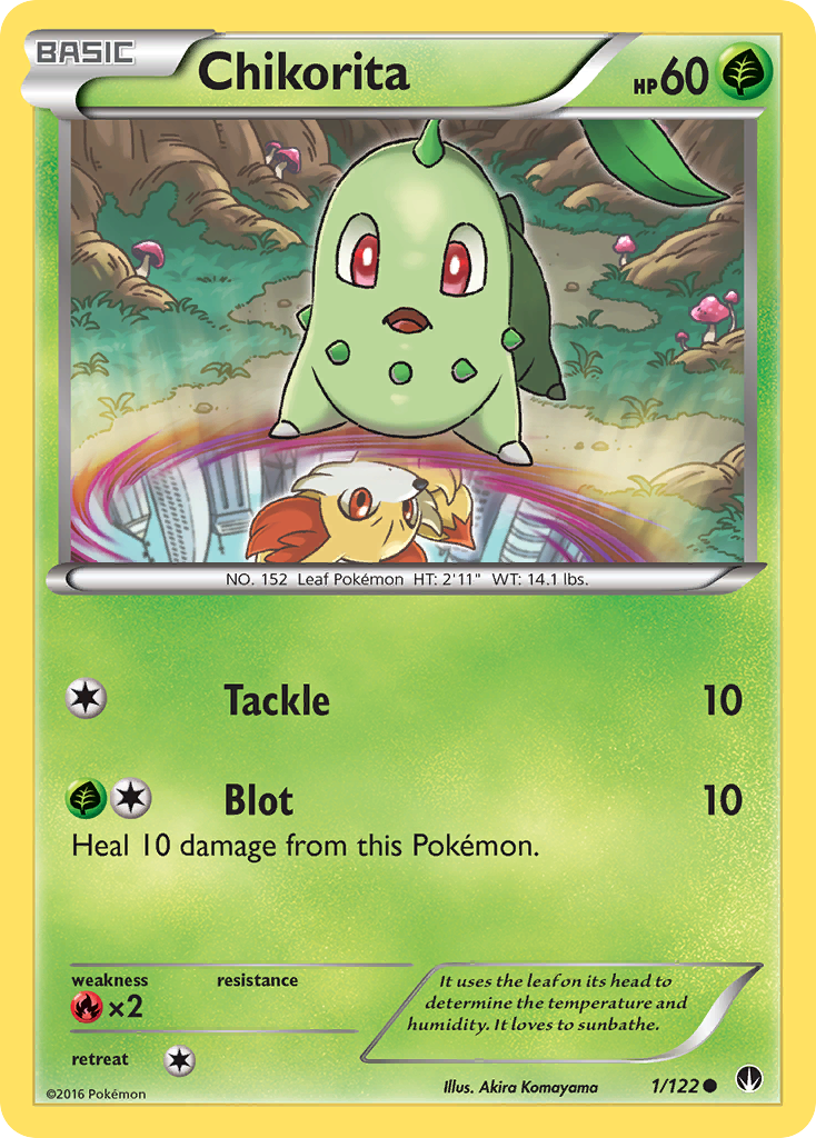 Chikorita (1/122) (League Promo) [XY: BREAKpoint] | Odin's Place