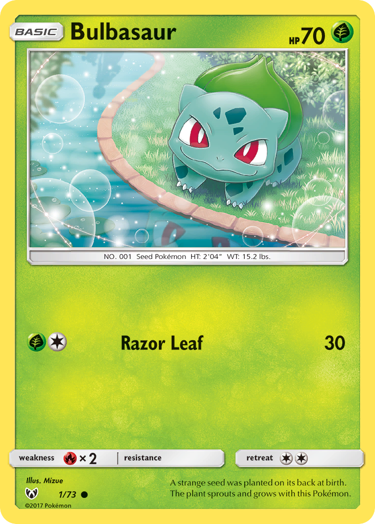 Bulbasaur (1/73) (General Mills Promo) [Sun & Moon: Shining Legends] | Odin's Place