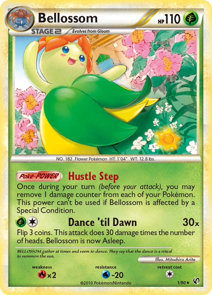 Bellossom (1/90) (Theme Deck Exclusive) [HeartGold & SoulSilver: Undaunted] | Odin's Place