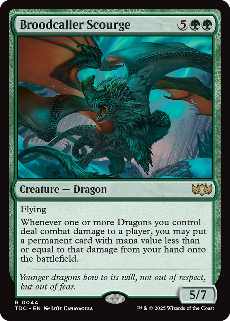 Broodcaller Scourge [Tarkir: Dragonstorm Commander] | Dragon's Lair Comics and Fantasy Houston TX