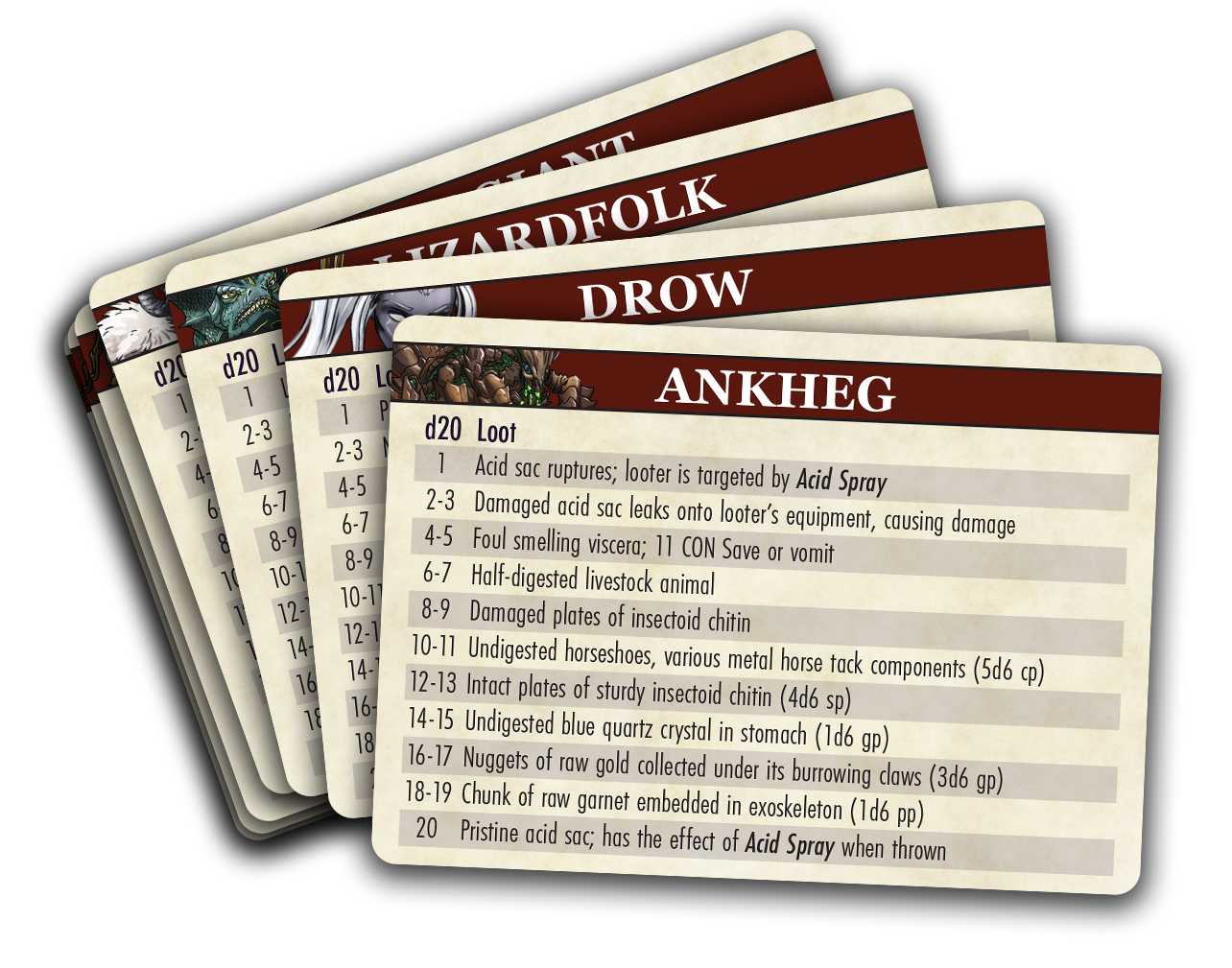 The Deck of Loot: Core Pack 1 - CR 0-6 | Dragon's Lair Comics and Fantasy Houston TX