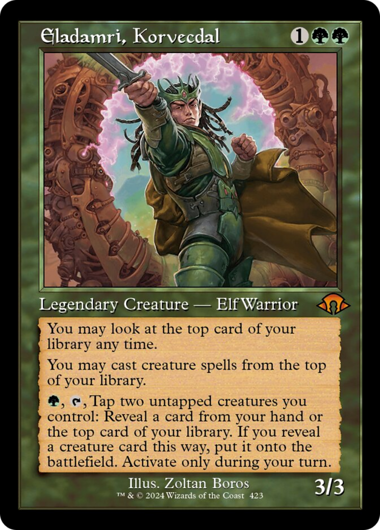 Eladamri, Korvecdal (Retro) [Modern Horizons 3] | Dragon's Lair Comics and Fantasy Houston TX