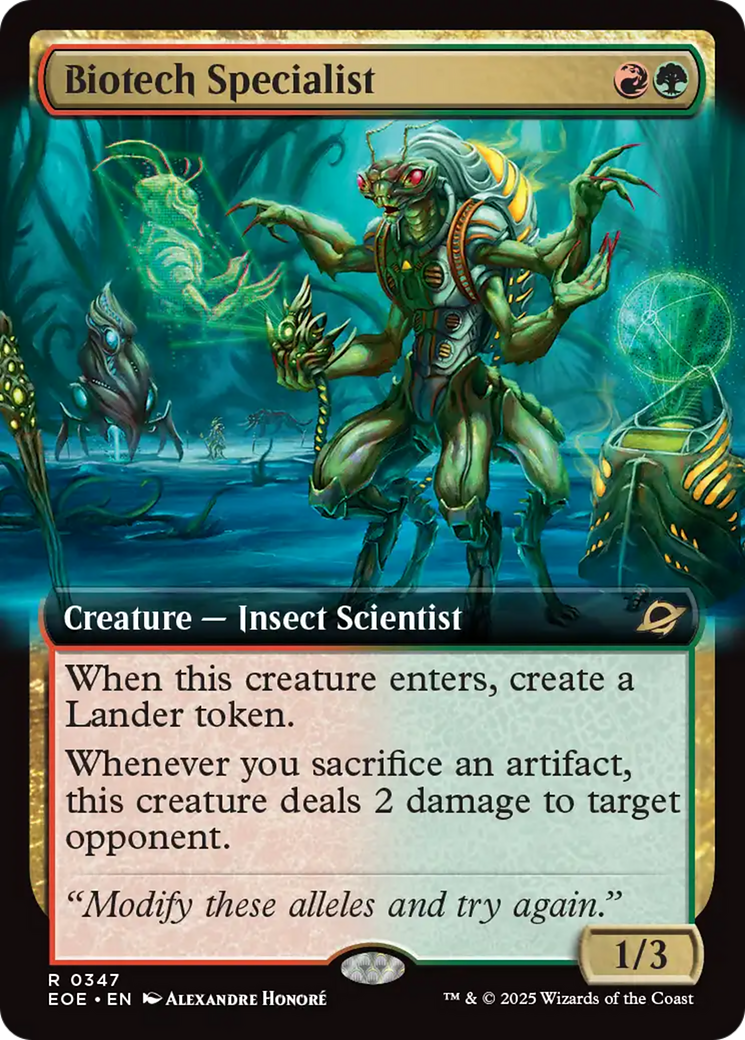 Biotech Specialist (Extended Art) [Edge of Eternities] | Dragon's Lair Comics and Fantasy Houston TX