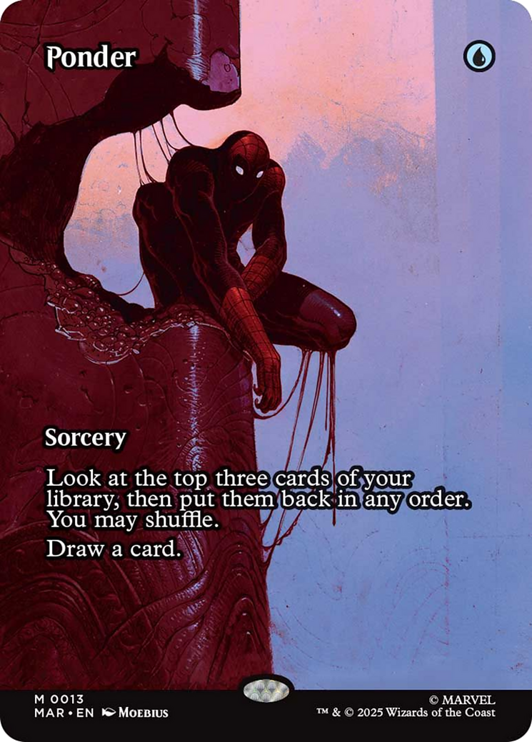 Ponder (Borderless) [Marvel's Spider-Man: Eternal-Legal] | Dragon's Lair Comics and Fantasy Houston TX