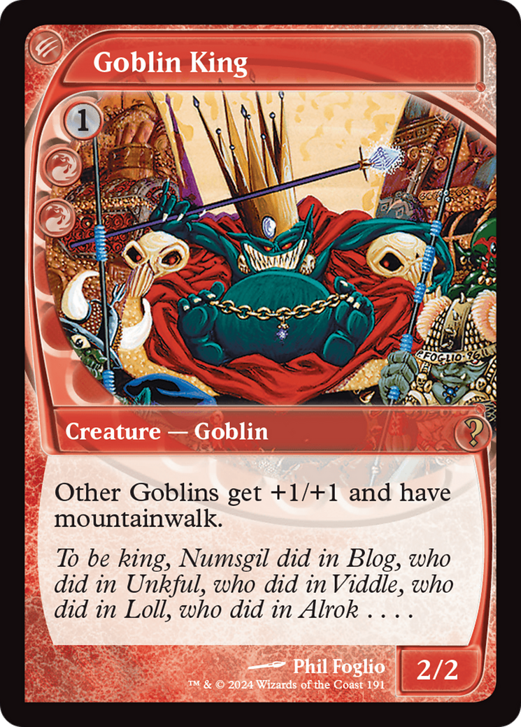 Goblin King (Future Sight) [Mystery Booster 2] | Dragon's Lair Comics and Fantasy Houston TX