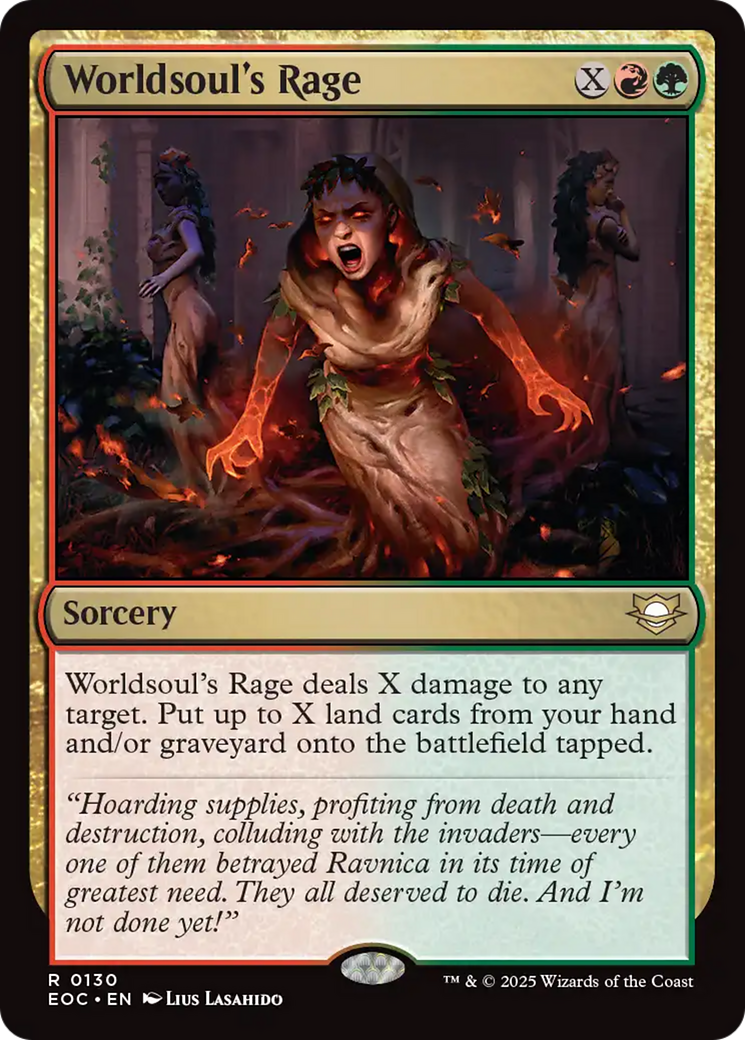 Worldsoul's Rage [Edge of Eternities Commander] | Dragon's Lair Comics and Fantasy Houston TX
