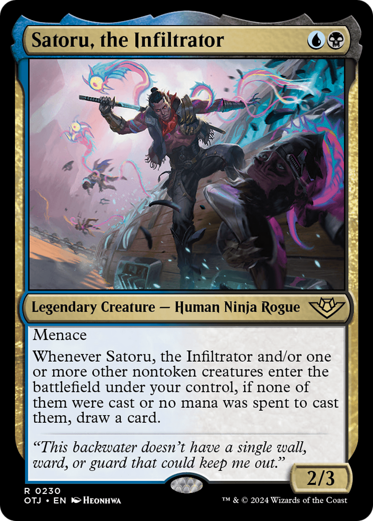 Satoru, the Infiltrator [Outlaws of Thunder Junction] | Dragon's Lair Comics and Fantasy Houston TX
