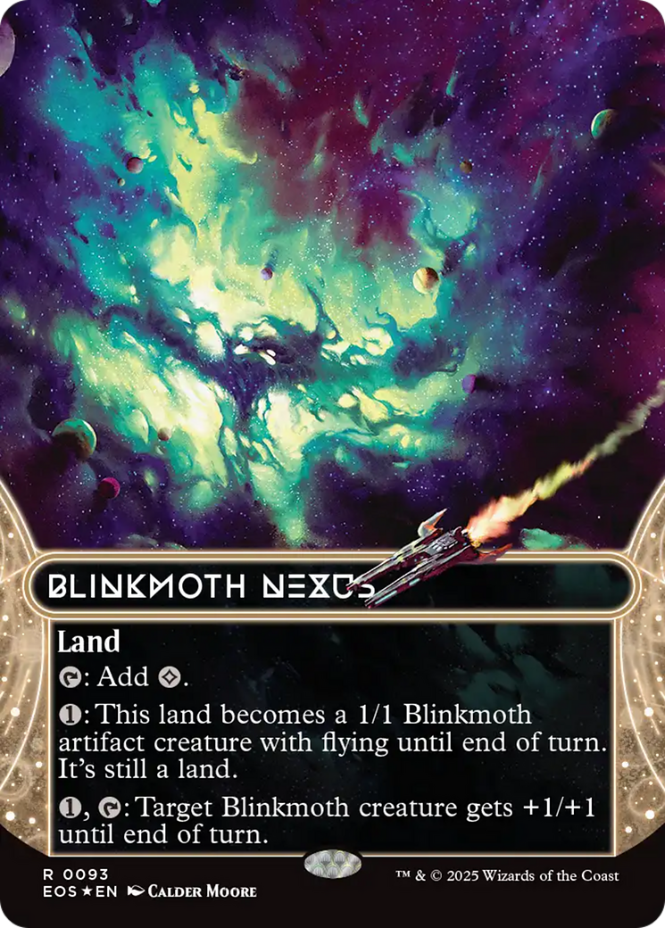 Blinkmoth Nexus (0093) (Borderless) (Galaxy Foil) [Edge of Eternities: Stellar Sights] | Dragon's Lair Comics and Fantasy Houston TX