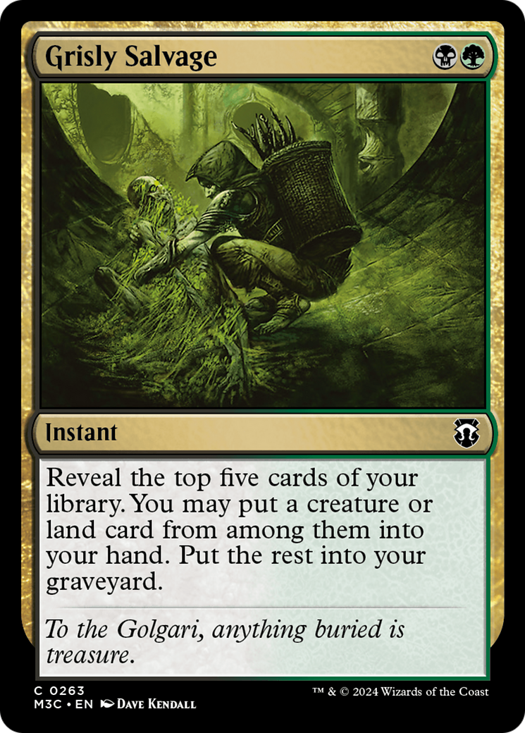 Grisly Salvage [Modern Horizons 3 Commander] | Dragon's Lair Comics and Fantasy Houston TX