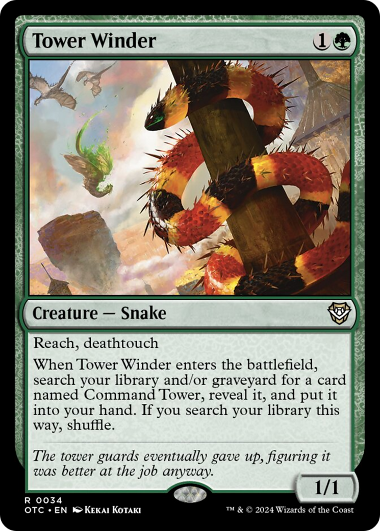 Tower Winder [Outlaws of Thunder Junction Commander] | Dragon's Lair Comics and Fantasy Houston TX