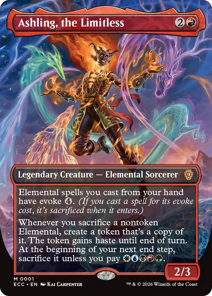 Ashling, the Limitless (Borderless) [Lorwyn Eclipsed Commander] | Odin's Place