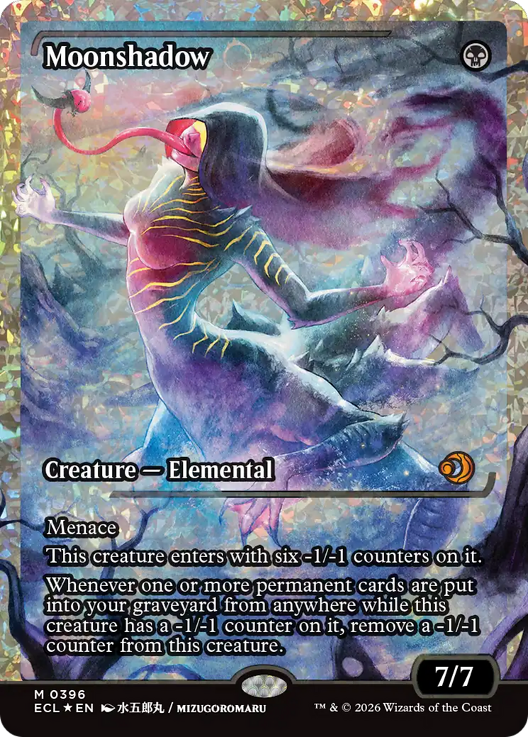 Moonshadow (0396) (Showcase) (Fracture Foil) [Lorwyn Eclipsed] | Odin's Place
