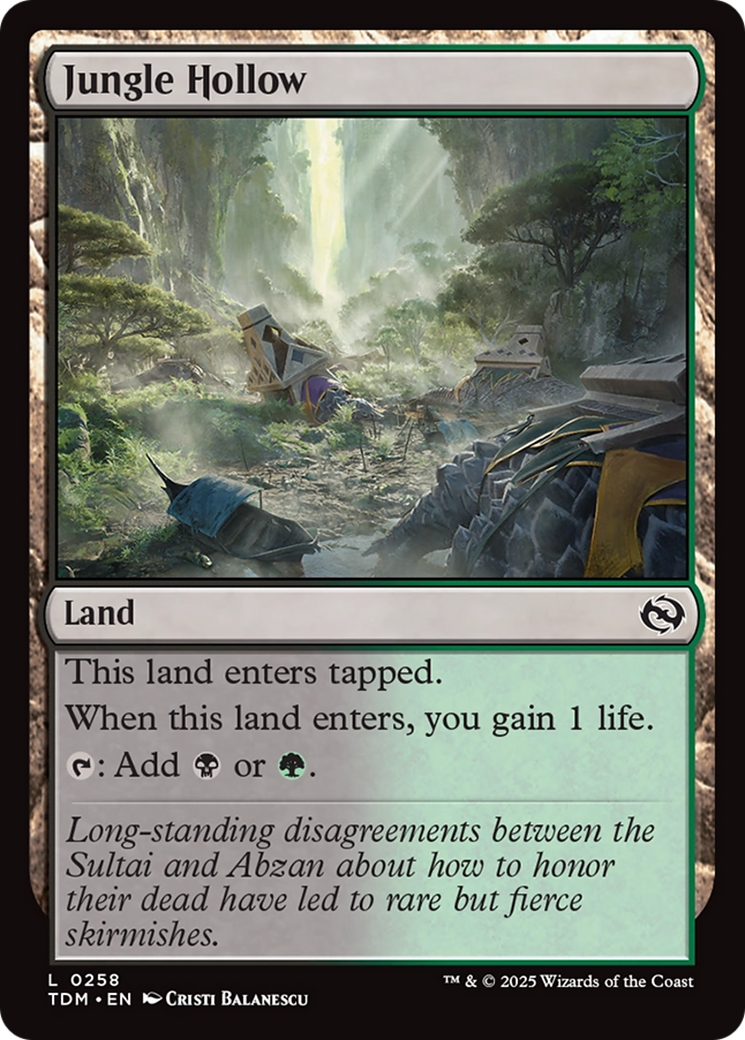 Jungle Hollow [Tarkir: Dragonstorm] | Dragon's Lair Comics and Fantasy Houston TX