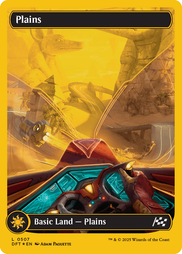 Plains (0507) (First-Place Foil) [Aetherdrift] | Dragon's Lair Comics and Fantasy Houston TX