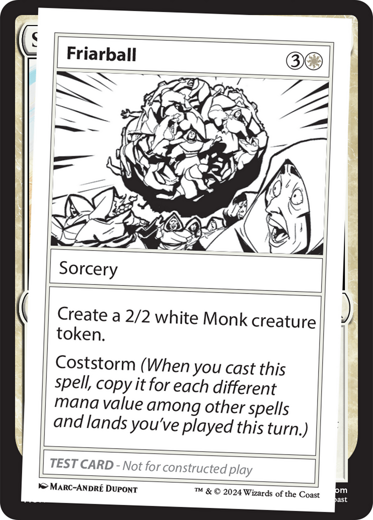 Friarball [Mystery Booster 2 Playtest Cards] | Dragon's Lair Comics and Fantasy Houston TX