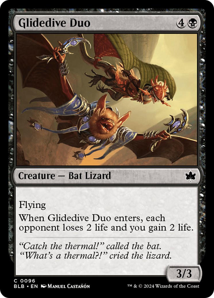 Glidedive Duo [Bloomburrow] | Dragon's Lair Comics and Fantasy Houston TX