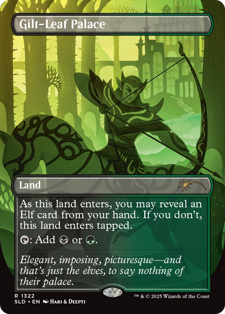 Gilt-Leaf Palace (Rainbow Foil) [Secret Lair Drop Series] | Dragon's Lair Comics and Fantasy Houston TX