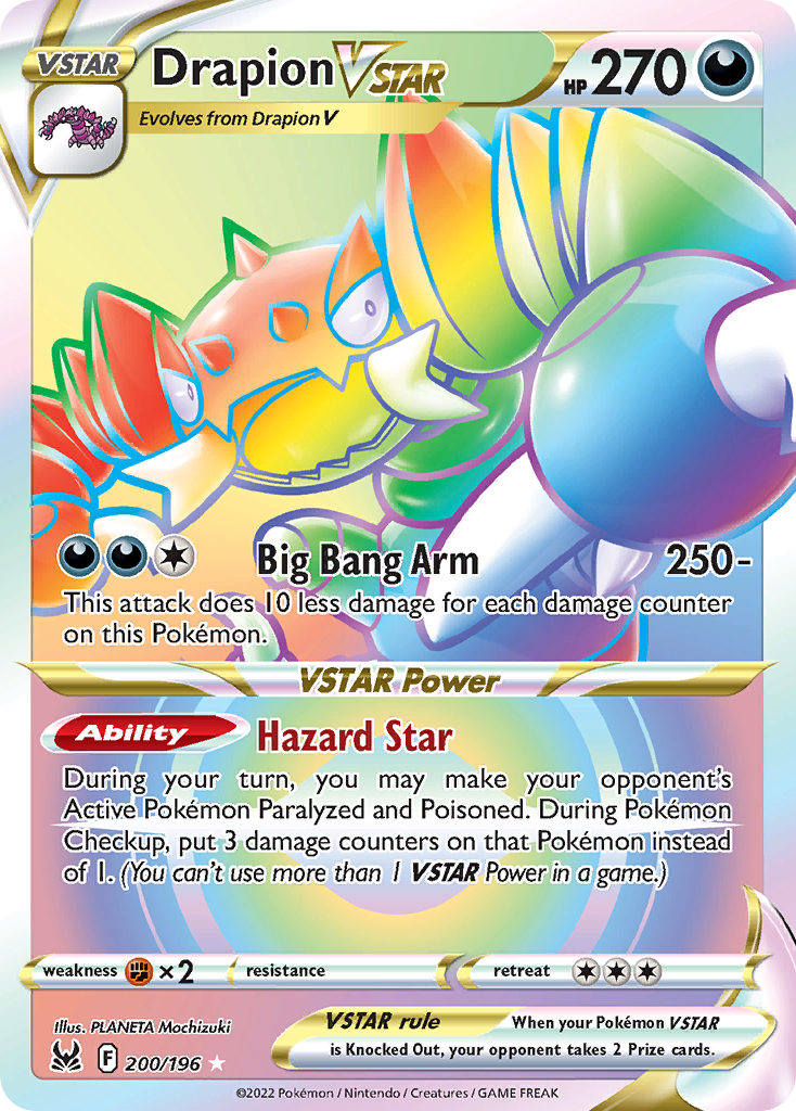 Drapion VSTAR (119/196) [Prize Pack Series Three] | Odin's Place