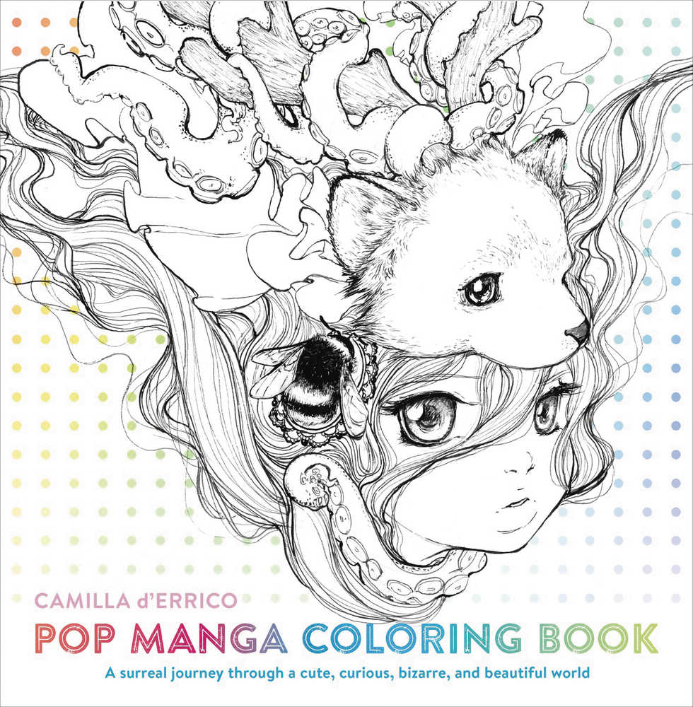 Pop Manga Coloring Book Softcover | Odin's Place
