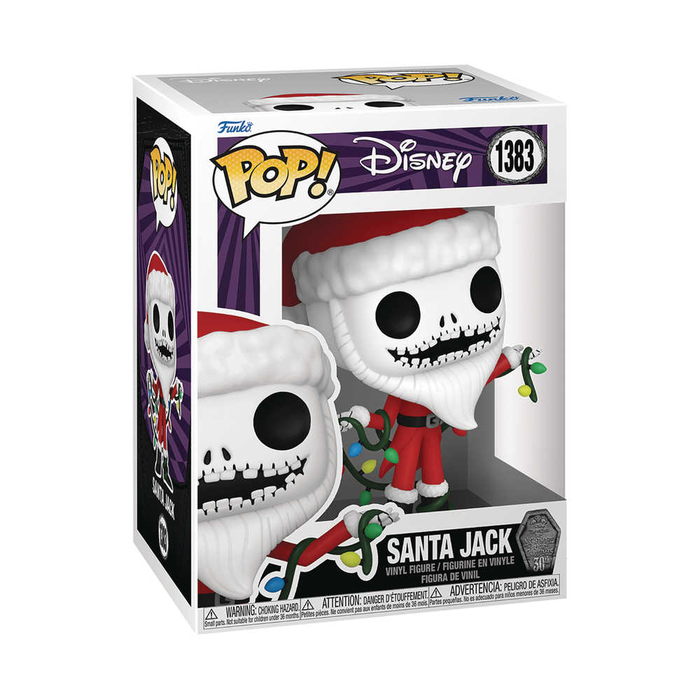 Pop Disney Nbx 30th Santa Jack Vinyl Figure | Dragon's Lair Comics and Fantasy Houston TX