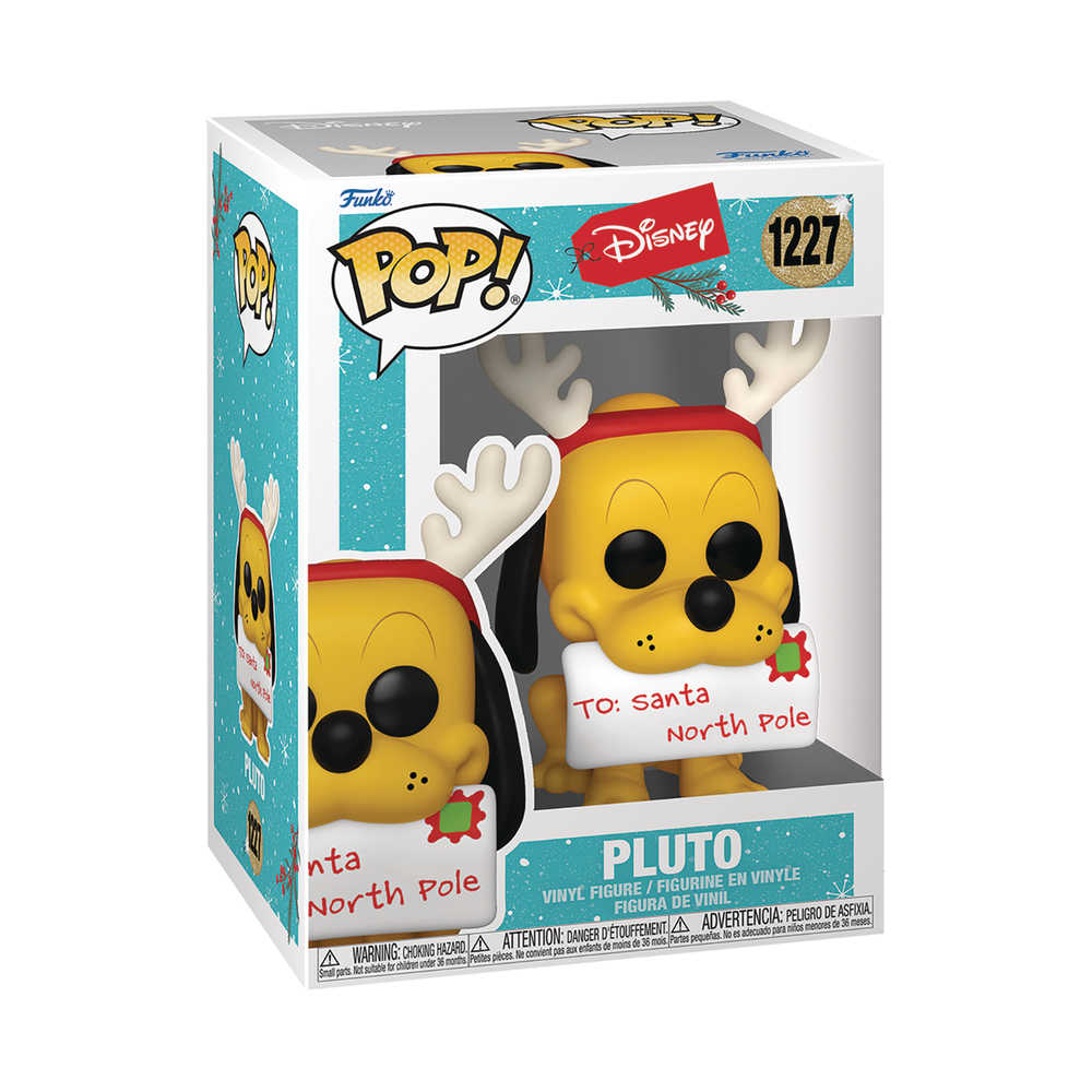 Pop Disney Holiday Pluto Vinyl Figure | Dragon's Lair Comics and Fantasy Houston TX