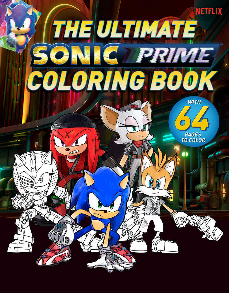 The Ultimate Sonic Prime Coloring Book | Dragon's Lair Comics and Fantasy Houston TX