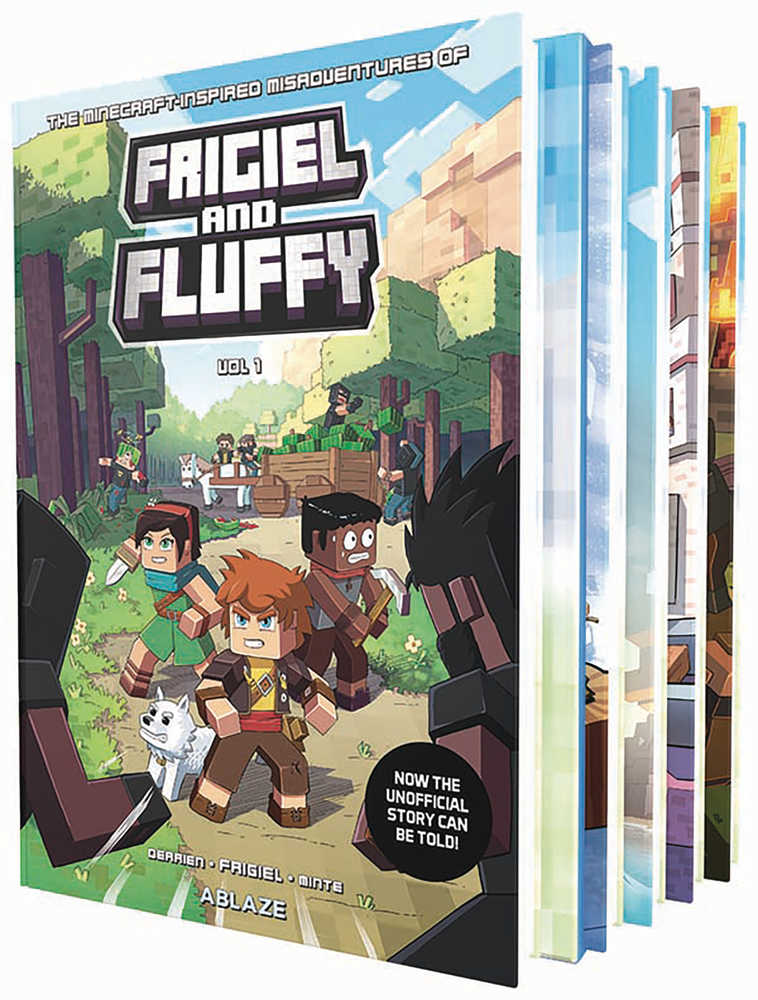 Minecraft Misadv Of Frigiel & Fluffy Volume 1-5 Box Set | Dragon's Lair Comics and Fantasy Houston TX
