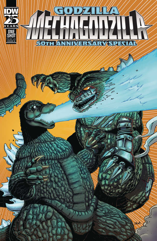 Godzilla Mechazilla 50th Anniv #1 Cover B Marsh (Mature) | Dragon's Lair Comics and Fantasy Houston TX