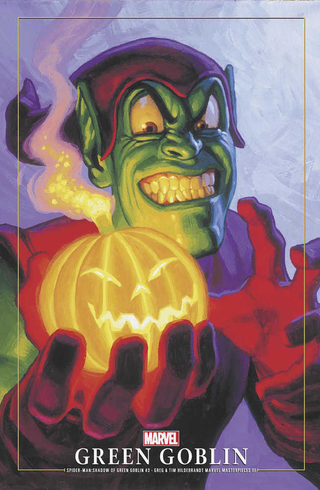 Spider-Man: Shadow Of The Green Goblin #3 Greg And Tim Hildebrandt Green Goblin Marvel Masterpieces III Variant | Dragon's Lair Comics and Fantasy Houston TX