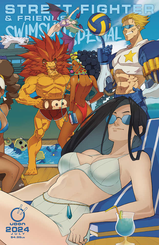 2024 Street Fighter & Friends Swimsuit Sp #1 Cover D 5 Copy In | Dragon's Lair Comics and Fantasy Houston TX