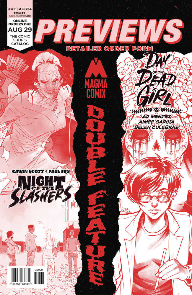 Previews #431 Aug 2024 Retailer Order Form Extras | Dragon's Lair Comics and Fantasy Houston TX