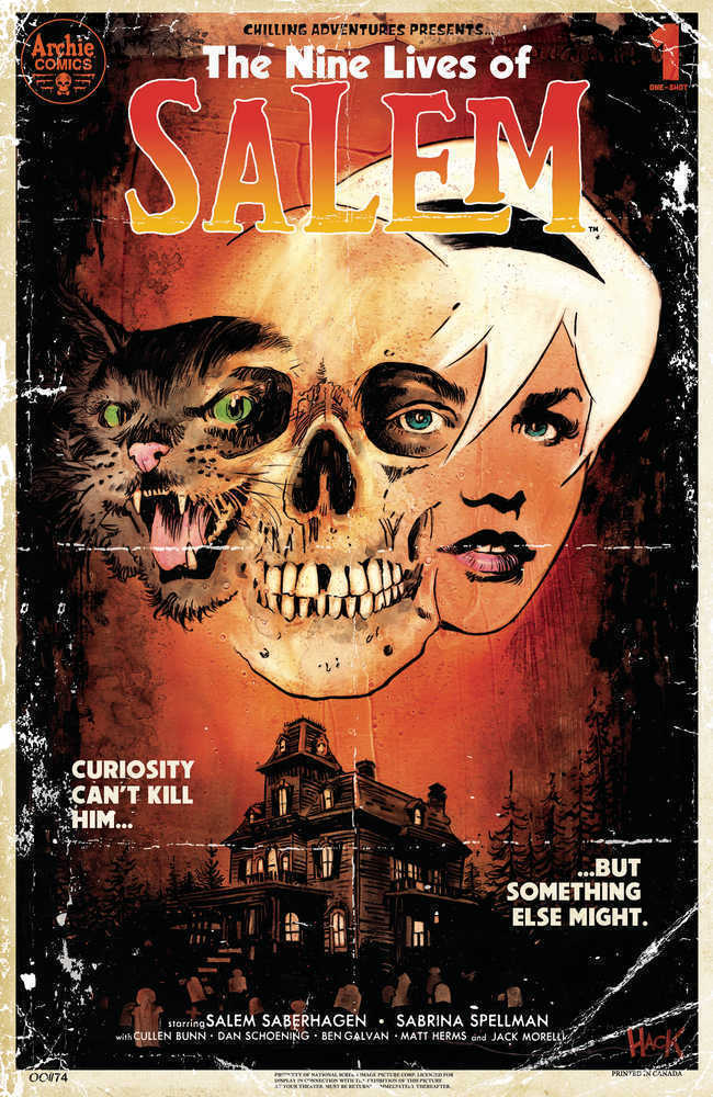 Nine Lives Of Salem One Shot Cover B Robert Hack | Dragon's Lair Comics and Fantasy Houston TX