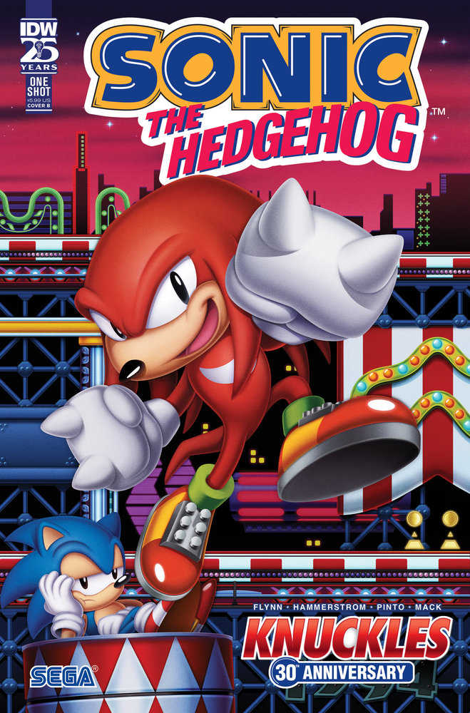 Sonic The Hedgehog Knuckles 30th Annual Special #1 Cover B Hughes | Dragon's Lair Comics and Fantasy Houston TX