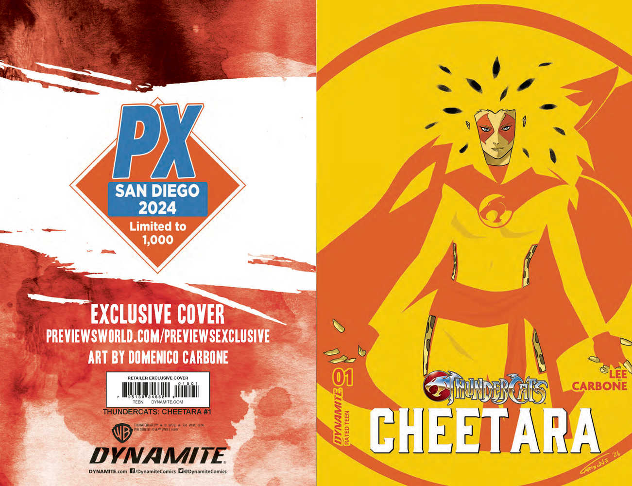 Sdcc 2024 Thundercats Cheetara #1 Previews Exclusive Variant Edition | Dragon's Lair Comics and Fantasy Houston TX