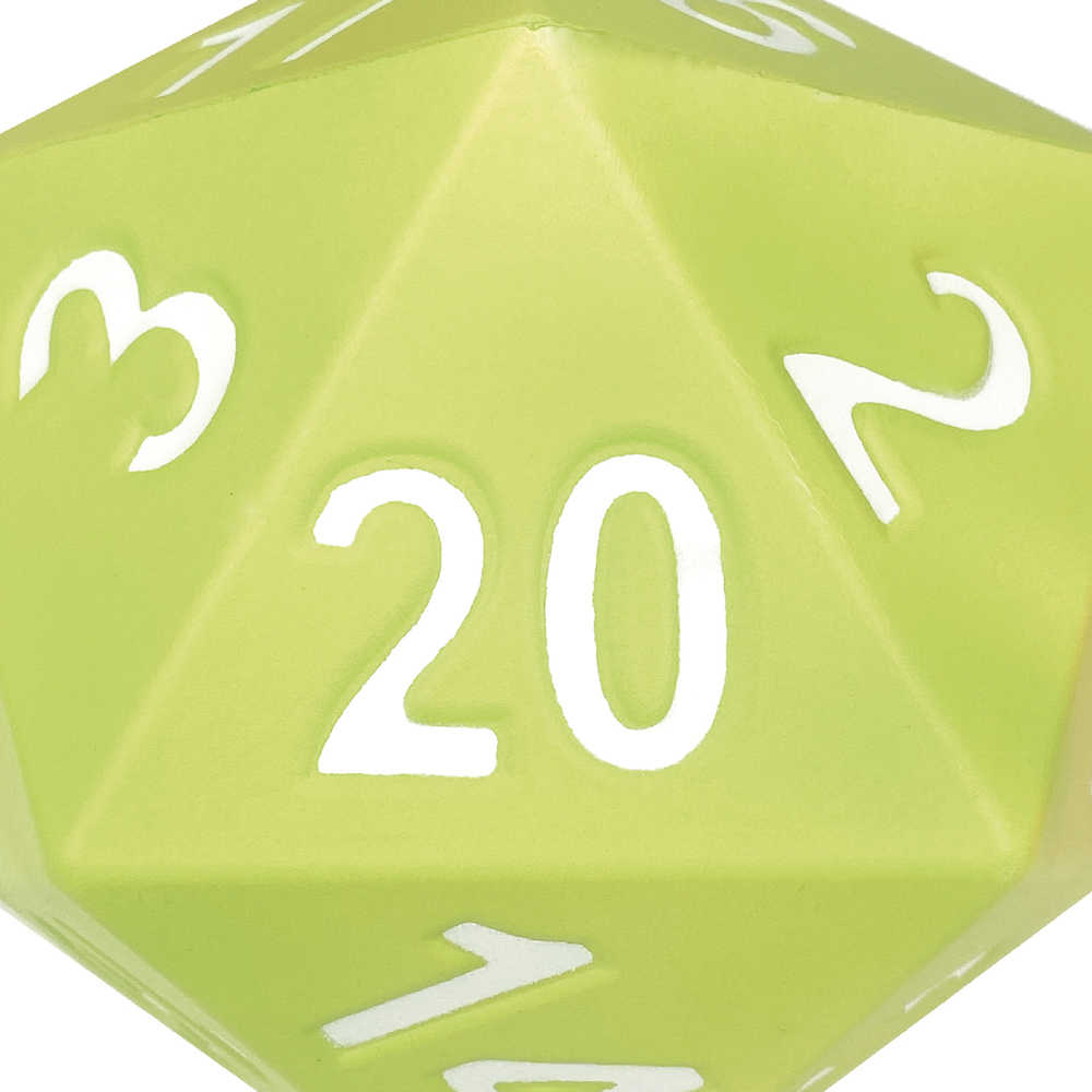 Green Foam 5in D20 Dice | Dragon's Lair Comics and Fantasy Houston TX