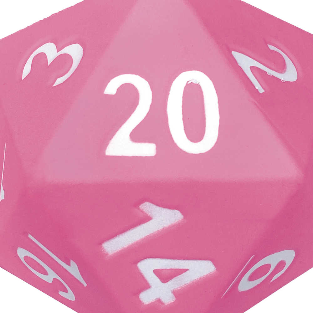 Pink Foam 5in D20 Dice | Dragon's Lair Comics and Fantasy Houston TX