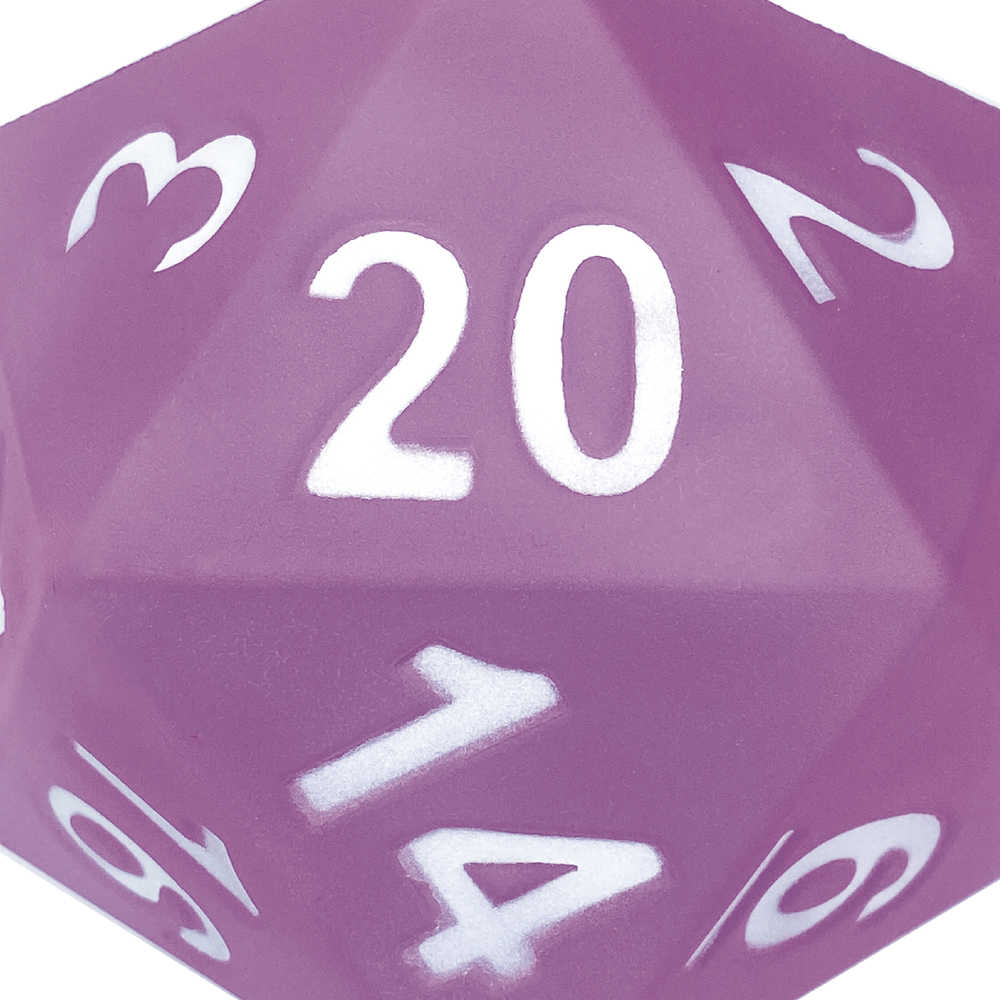 Purple Foam 5in D20 Dice | Dragon's Lair Comics and Fantasy Houston TX