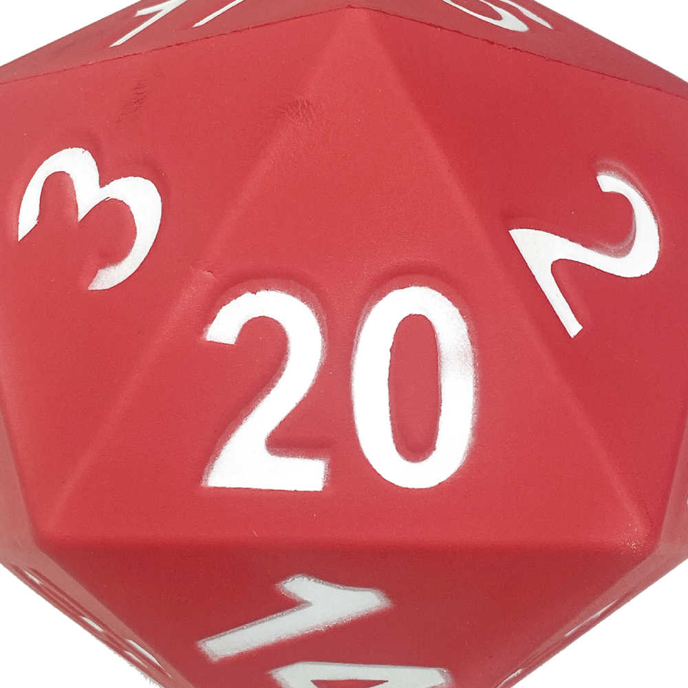 Red Foam 5in D20 Dice | Dragon's Lair Comics and Fantasy Houston TX