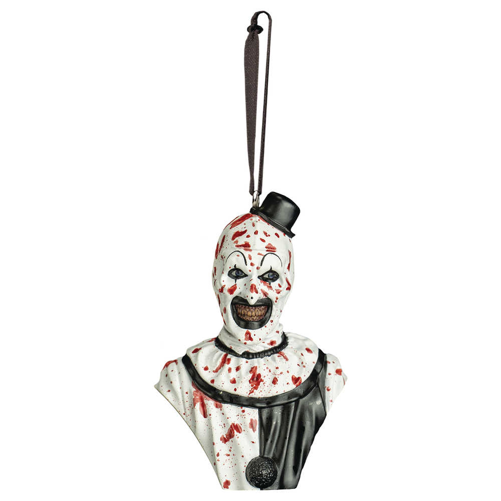 Terrifier Art The Clown Previews Exclusive Blood Splatter Ornament | Dragon's Lair Comics and Fantasy Houston TX