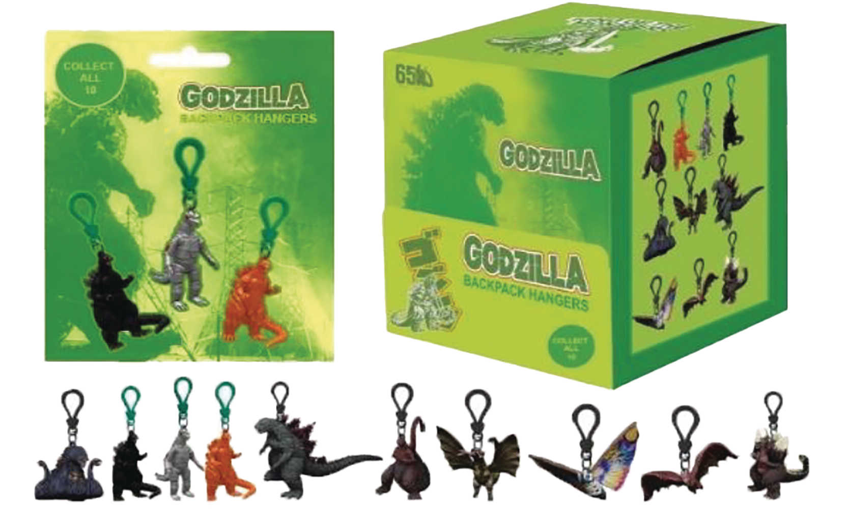 Godzilla Hangers 20pc Blind Mystery Box Display | Dragon's Lair Comics and Fantasy Houston TX
