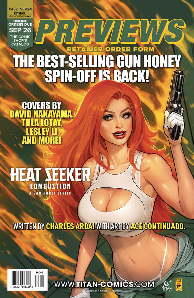 Previews #434 Nov 2024 Retailer Order Form Extras | Dragon's Lair Comics and Fantasy Houston TX