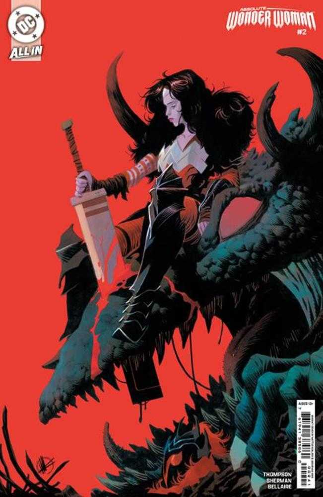 Absolute Wonder Woman #2 Cover D 1 in 25 Matteo Scalera Card Stock Variant | Dragon's Lair Comics and Fantasy Houston TX