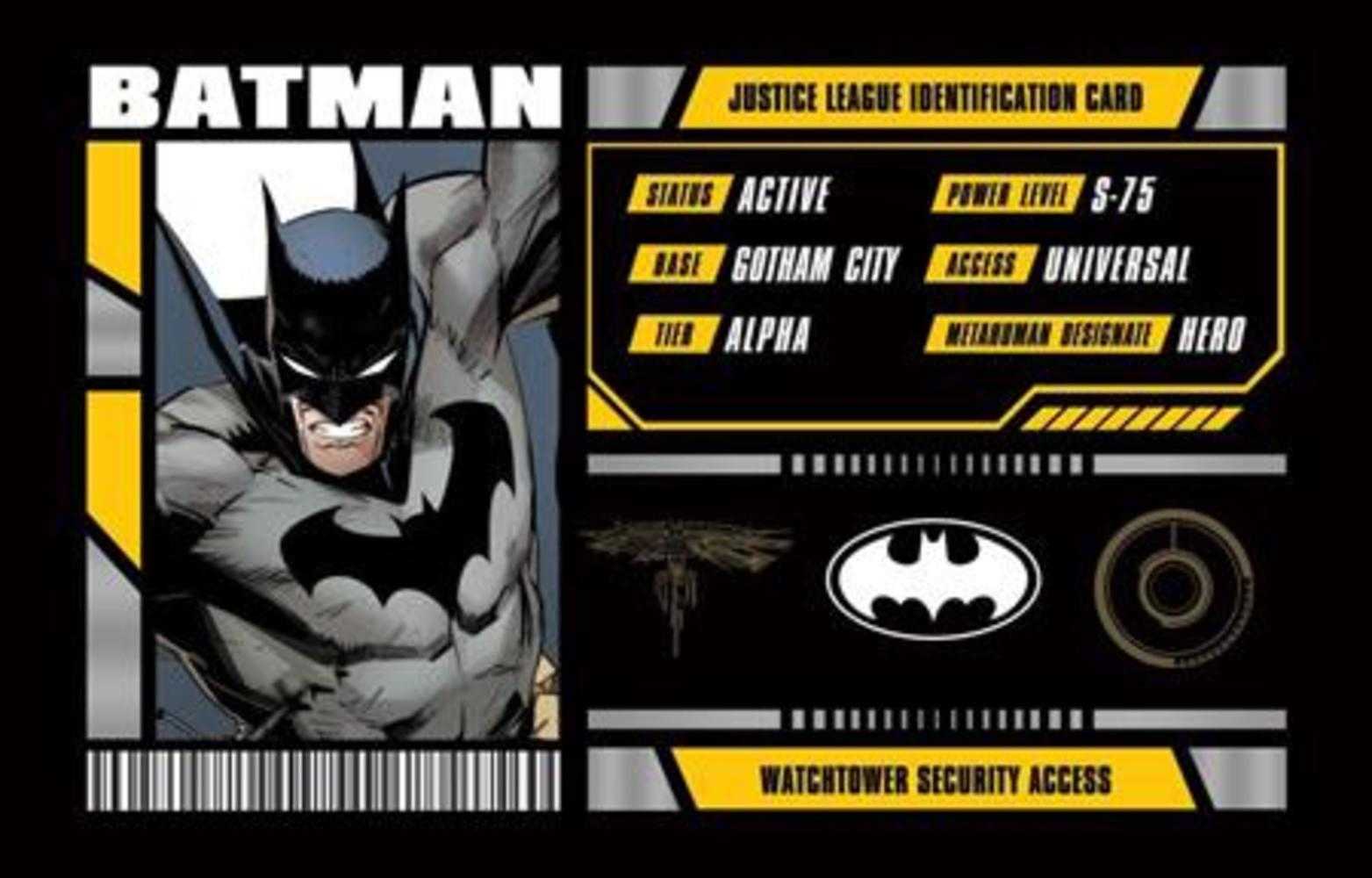 Batman Justice League Membership Card Opt-In Bundles Of 25 (Free) | Dragon's Lair Comics and Fantasy Houston TX
