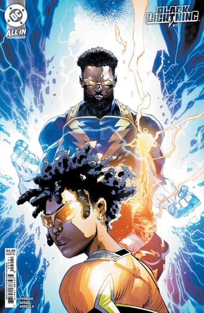 Black Lightning #2 Cover B Ryan Benjamin Card Stock Variant | Dragon's Lair Comics and Fantasy Houston TX